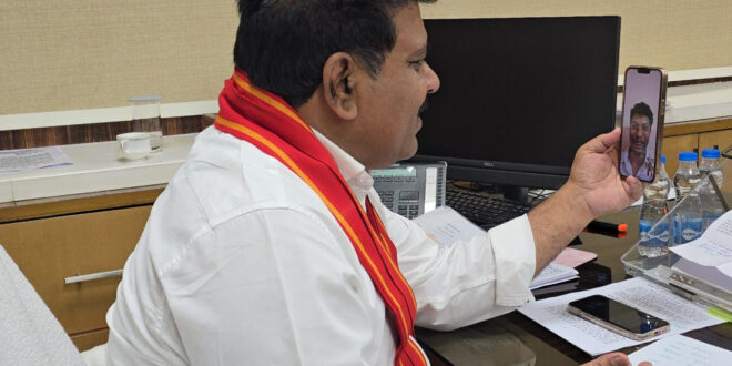 बीजापुर के अंकित की यूपीएससी में सफलता पर उपमुख्यमंत्री विजय शर्मा ने वीडियो कॉल पर दी बधाई….